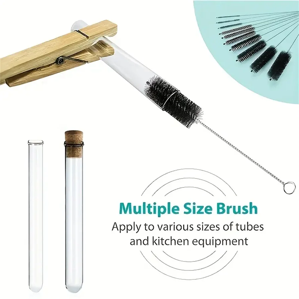Reusable Bottle Cleaning Brushes, Piece Set  Eco-Friendly Straw Cleaning Brushes for Bottles