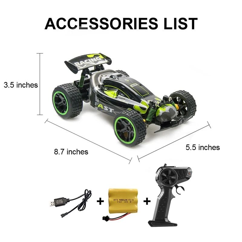 High Speed 1 18 RC Car 20kmh Remote Control Drift Car with Rechargeable Battery