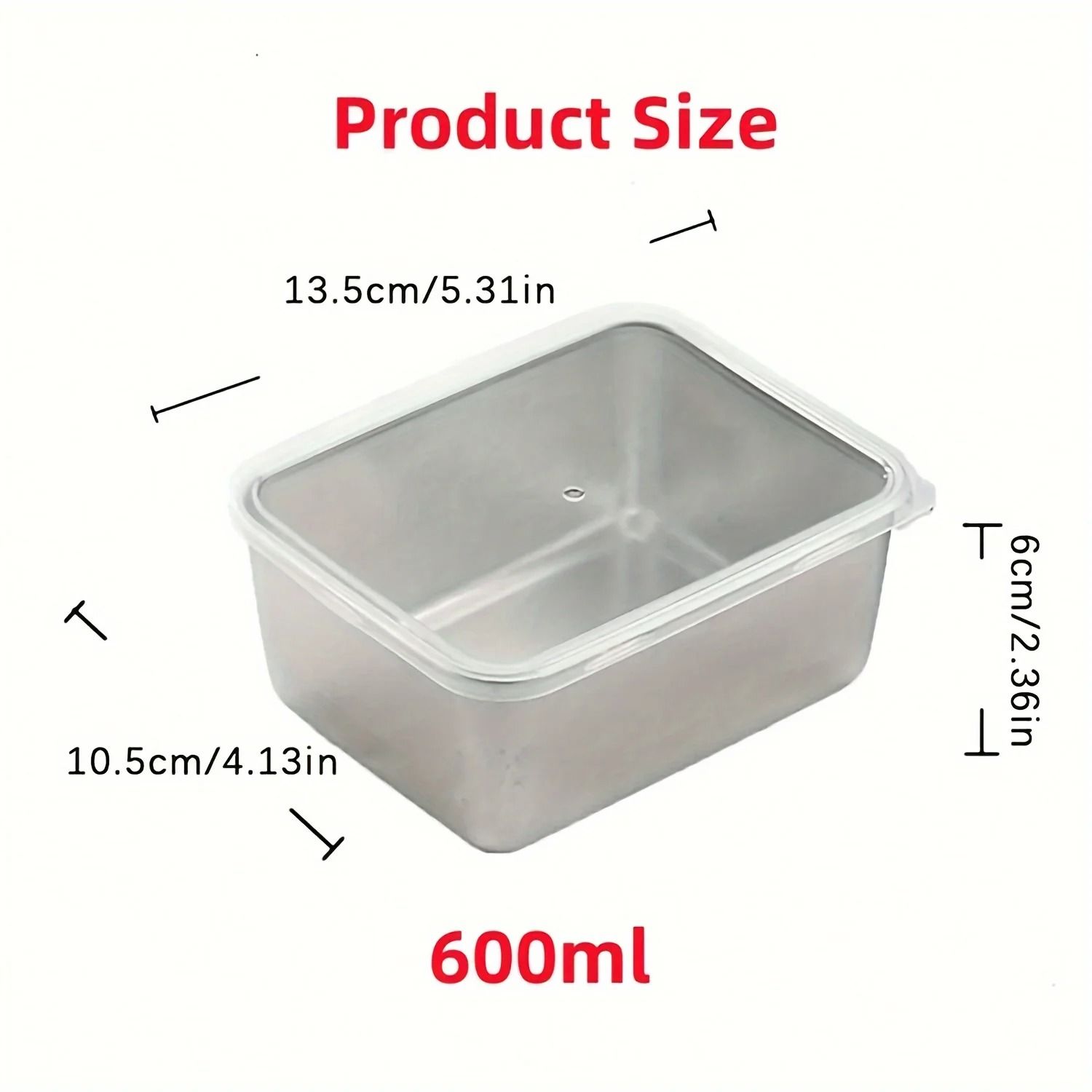 6 Piece Stainless Steel Food Storage Containers With Lids Leakproof Stackable Reusable