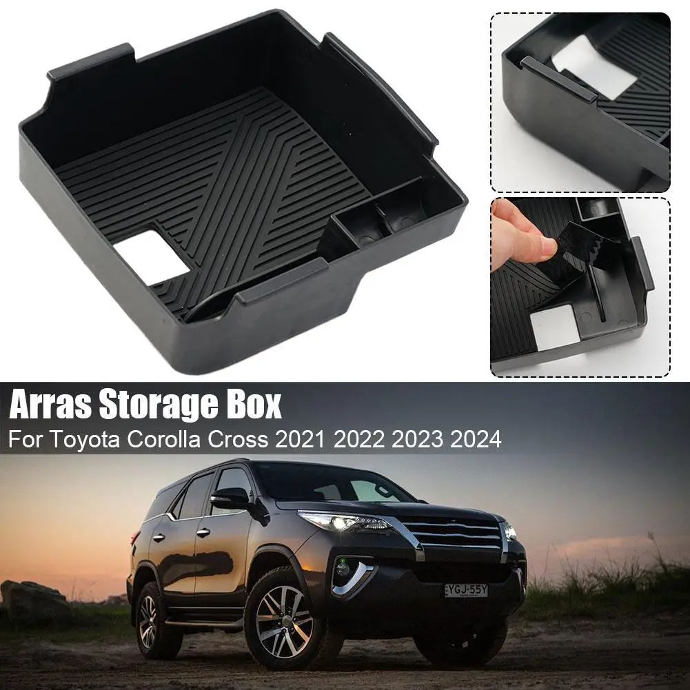 FitGuard Armrest Organizer Tray for Toyota Corolla Cross - Center Console Storage Box Insert (2021–2024)
