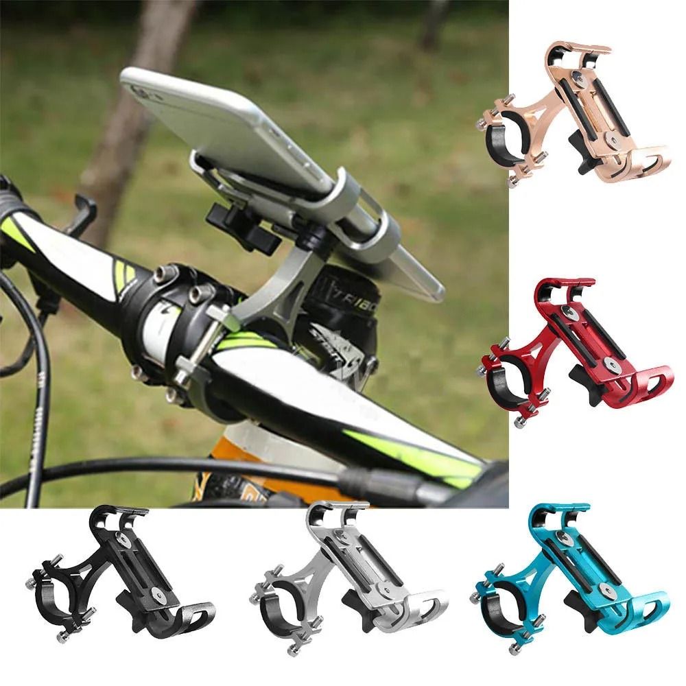Aluminum Alloy Universal Motorcycle & Bicycle Handlebar Phone Stand