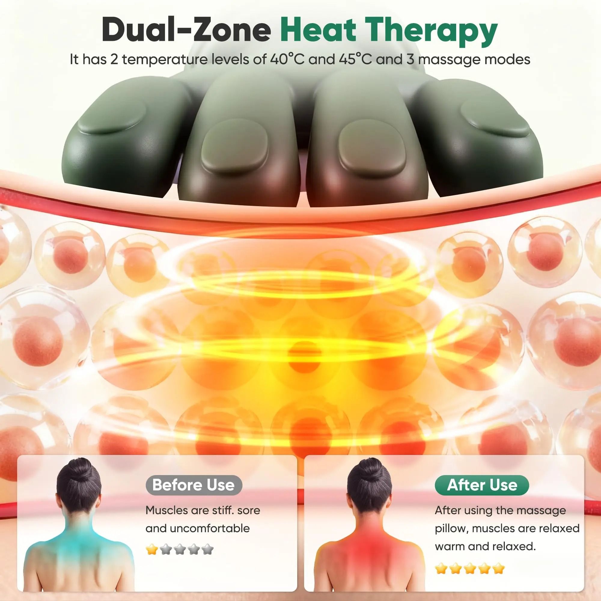 Wireless Bionic Finger Neck and Shoulder Massager