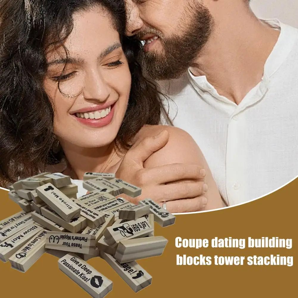 Couples Wooden Love Block Game