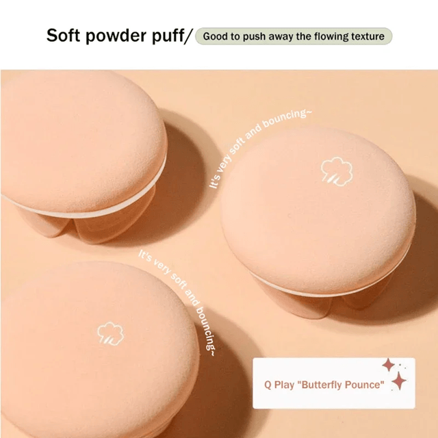 Air Cushion BB Cream Foundation – Moisturizing, Waterproof, and Oil-Control Coverage with Butterfly Puff