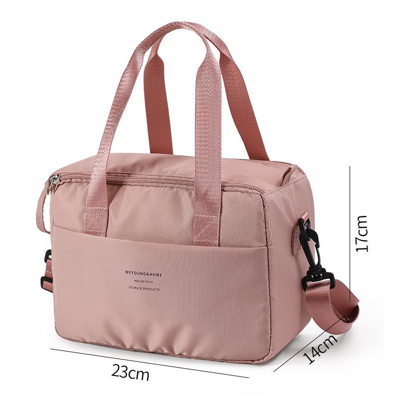 Aluminum Foil Waterproof Lunch Bag, Insulated Student Hand-held Lunch Box Bag, High-Value Office Lunch Bag