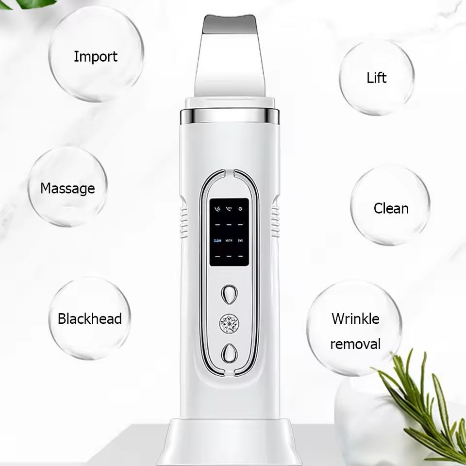 Ultrasonic Skin Scrubber Facial Cleansing Device