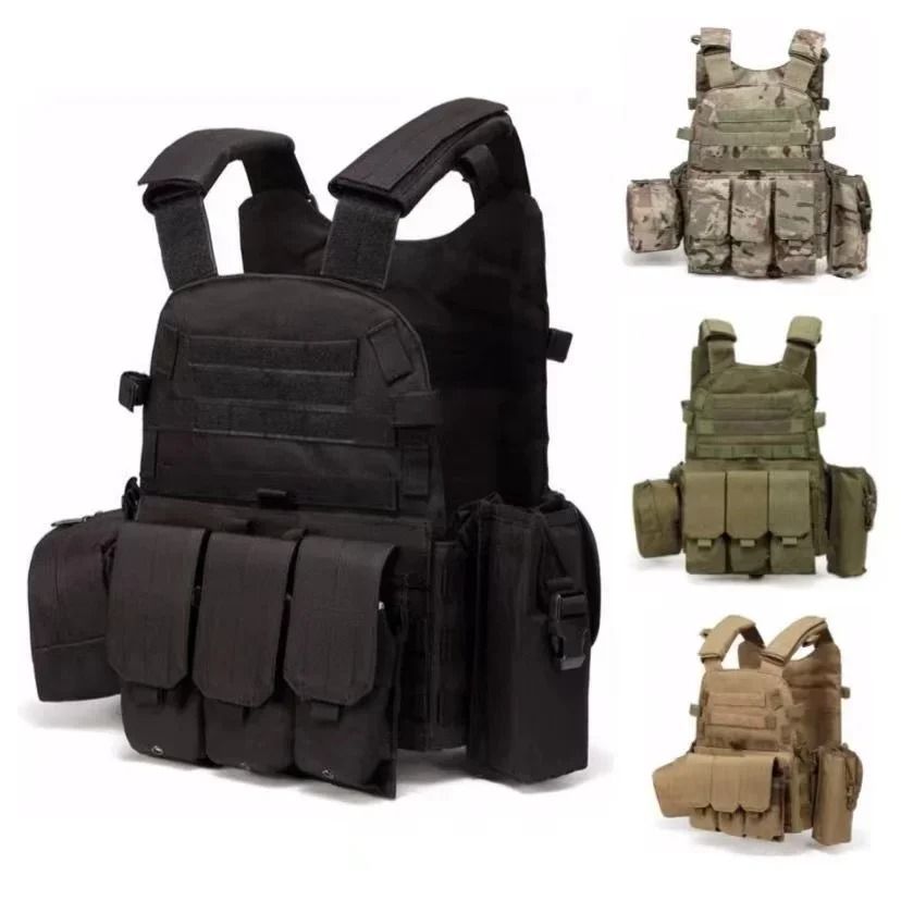 Military Tactical Vest Body Armor Carrier Combat Gear Vest