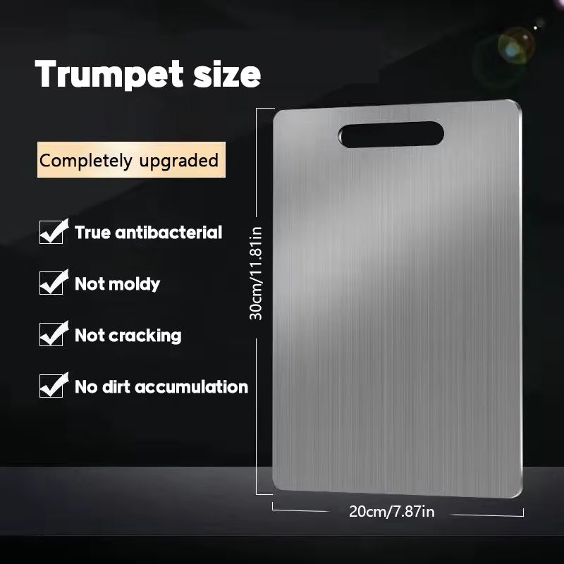 316 Stainless Steel Double Sided Cutting and Kneading Board – Hygienic Kitchen Prep Panel