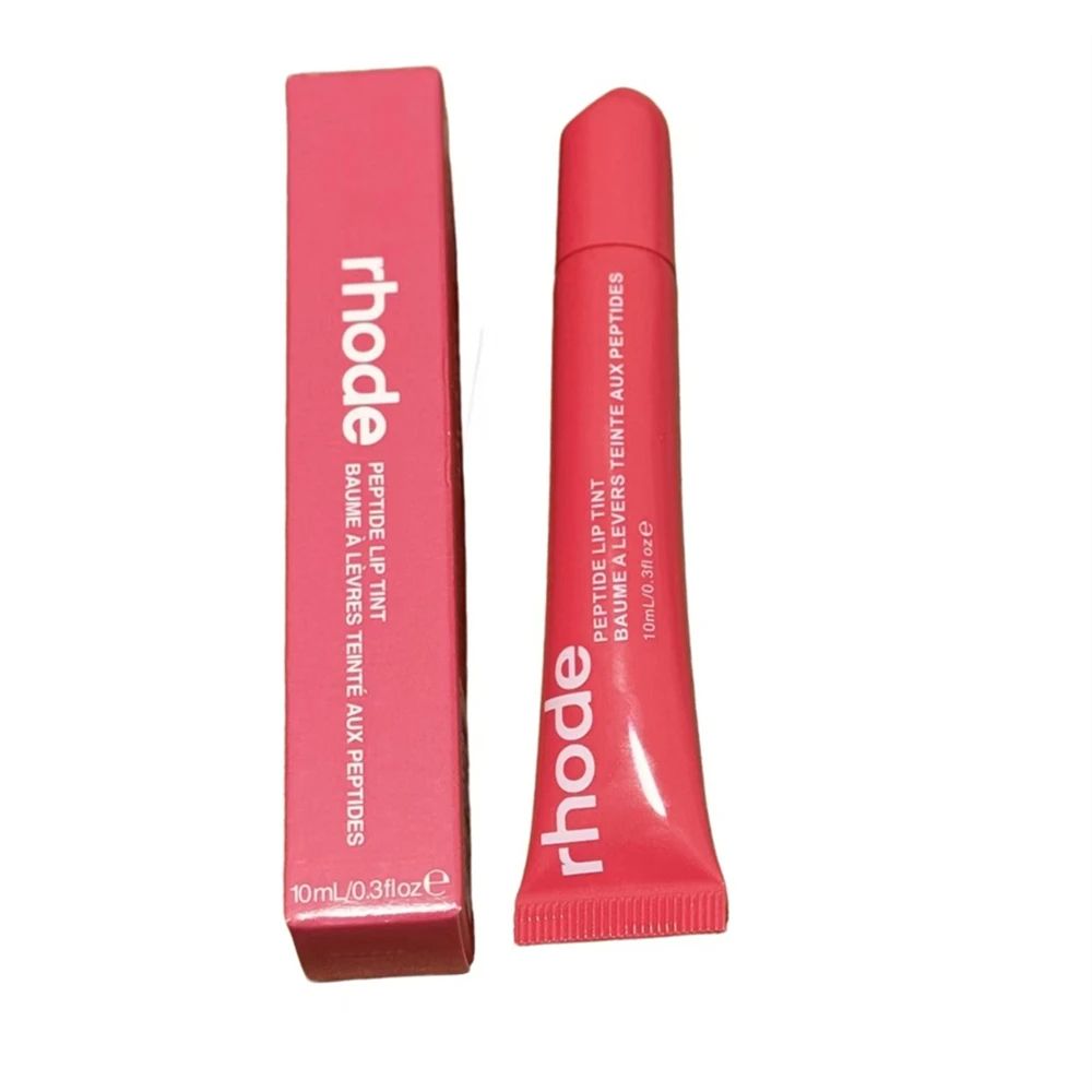 Rhode Makeup Lipstick Phone Case, Moisturizer Lip Gloss Holder, Lasting Nourishing Lines, Salty Tan, Raspberry Toast