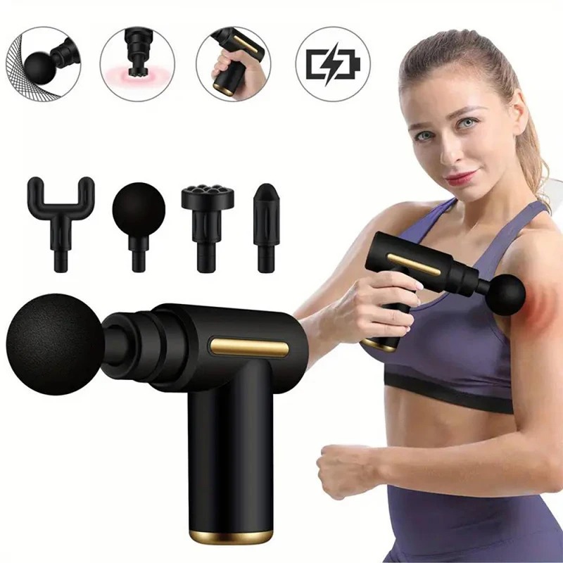 Electric Vibration Massage Gun, Fascia Gun for Muscle Relaxation, Professional Grade Neck Membrane Gun
