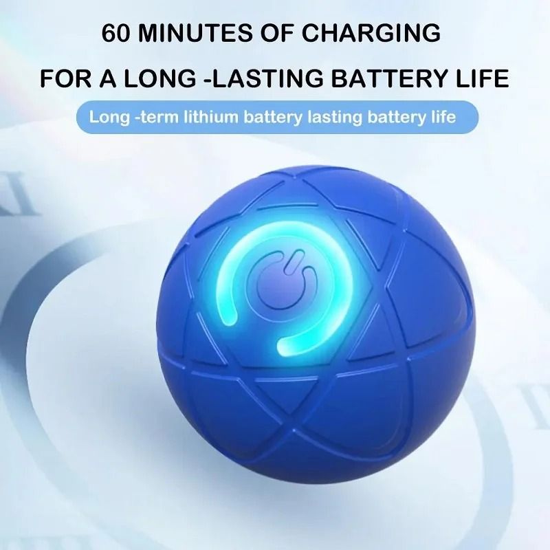 Interactive Automatic Rolling Dog Toy Ball Rechargeable Pet Play Ball