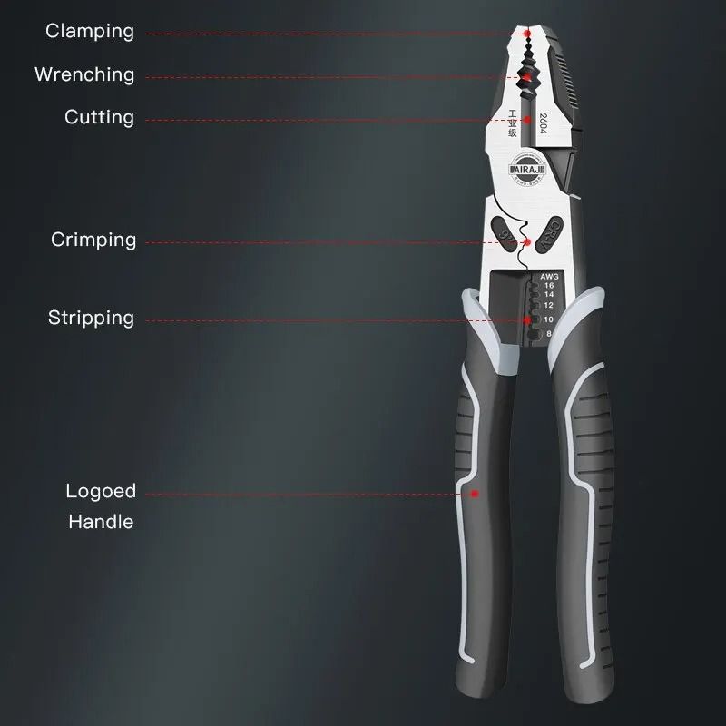 Industrial Multifunctional Wire Pliers