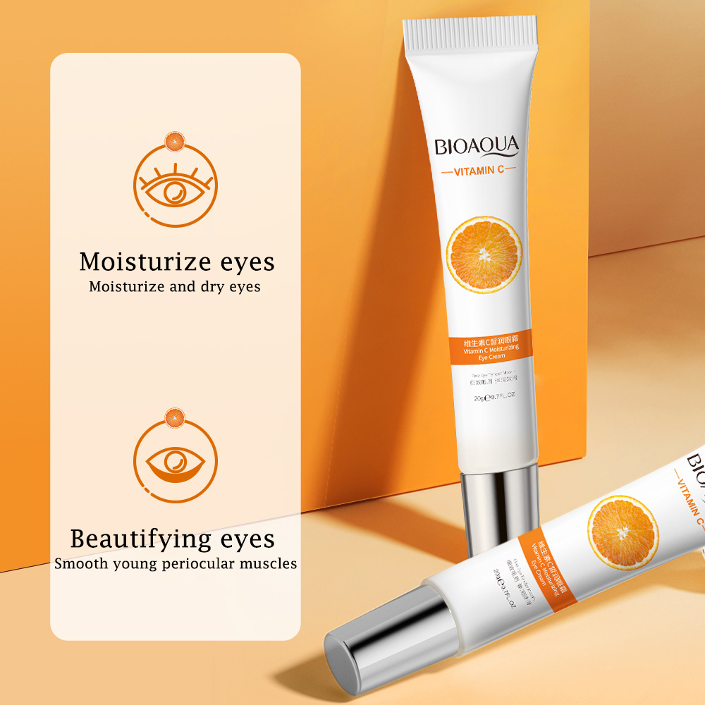 Vitamin C Eye Cream for Dark Circles, Brightening & Hydrating Eye Contour Skin Care