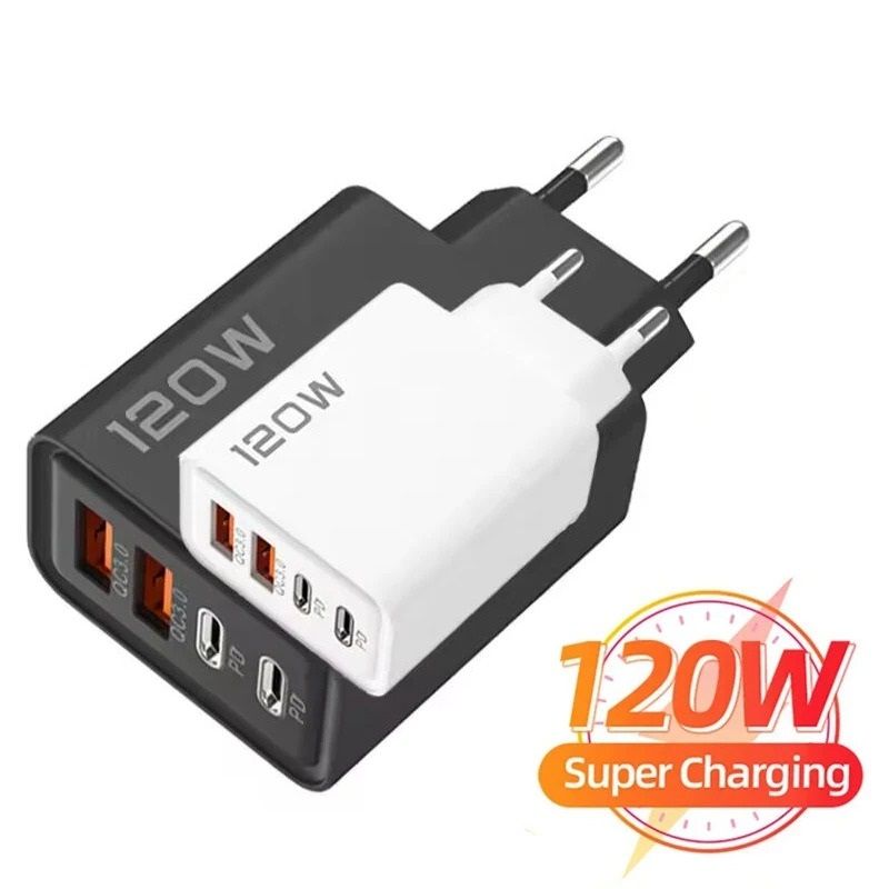 120W Total Multi Port High Performance Wall Charger