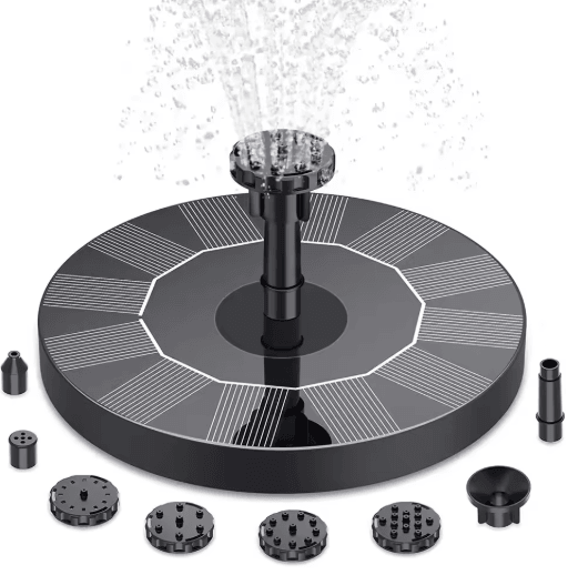 Solar-Powered Floating Fountain Pump – Decorative Water Feature (13cm / 16cm / 18cm)