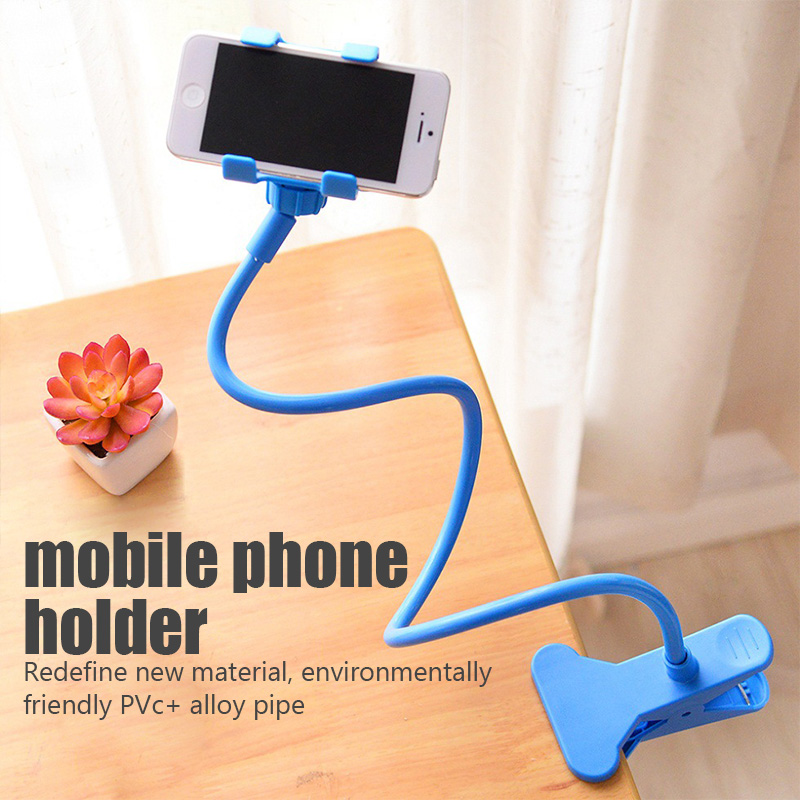 Adjustable Mobile Phone Holder Flexible Bed & Desktop Mount for Smartphones