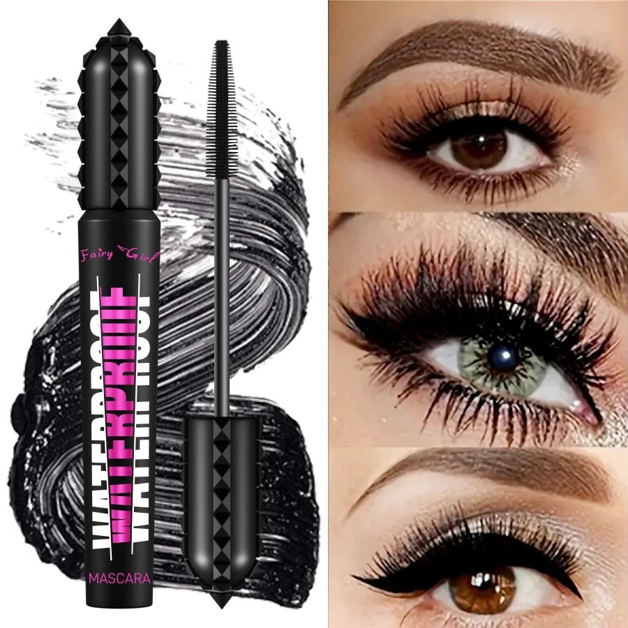 Waterproof Lengthening Mascara 4D Lash Volume Black Mascara