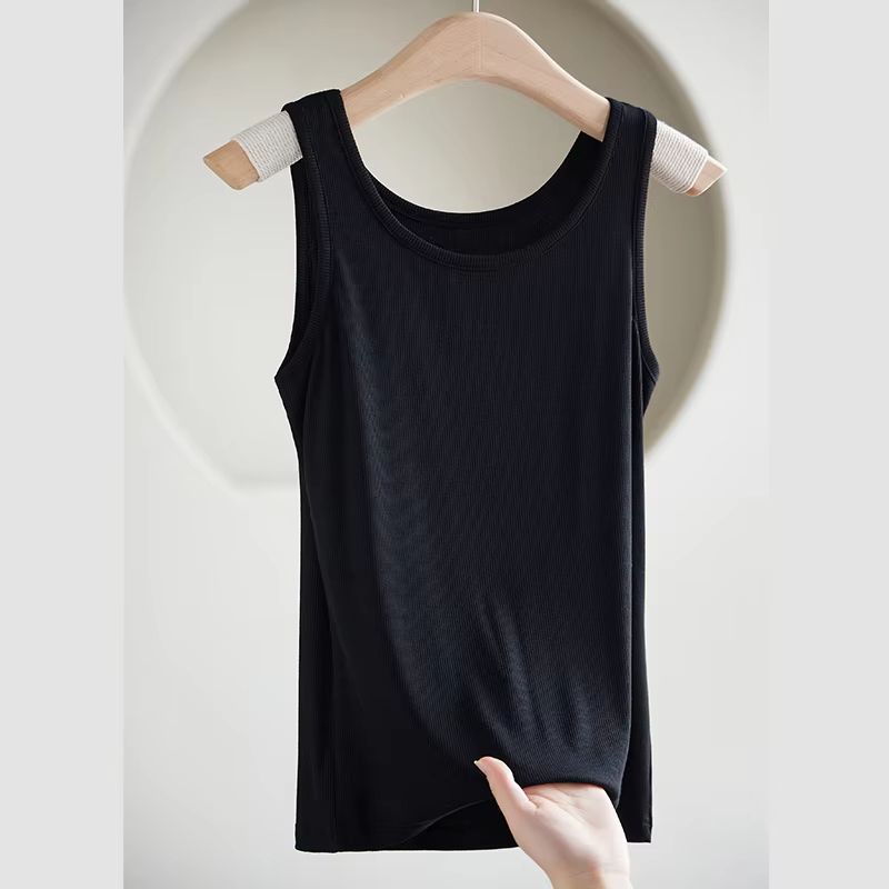 Women's Seamless Slimming Sleeveless Vest Summer Thin Inner Top