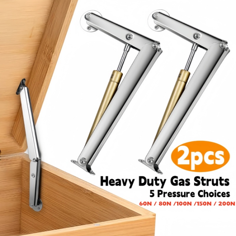 Automatic Struts Soft Close Lid Support Hinges, Safe Pneumatic Lid Lifters