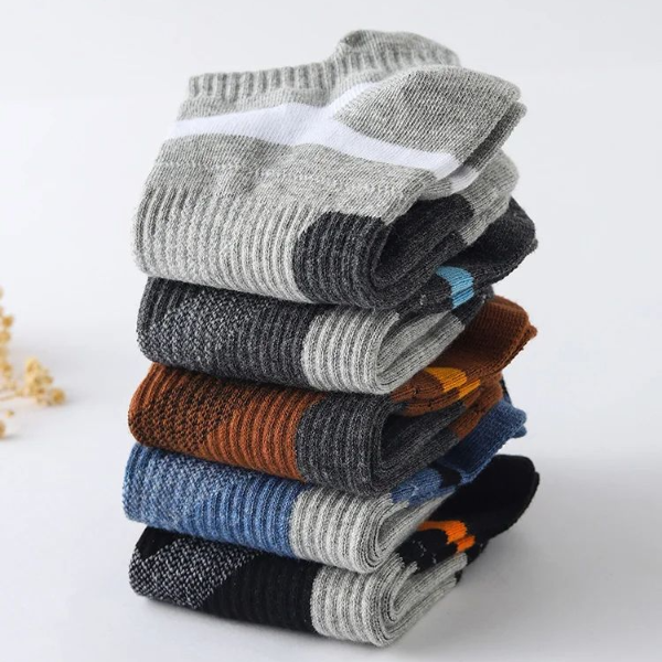 Premium High-Quality Socks for Men, Summer Outdoor Casual Cotton Socks for Running & Sports