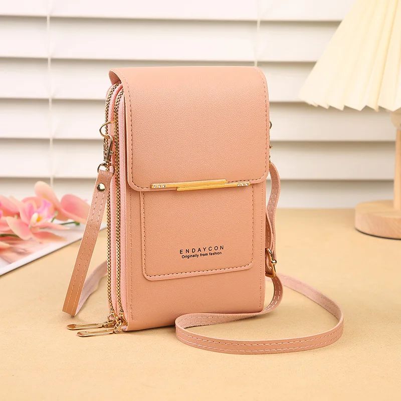 Touch Screen Phone Crossbody Bag Womens Card Holder Shoulder Bag