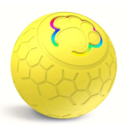 Smart Interactive Dog Toy Ball with Automatic Rolling & RGB Lights