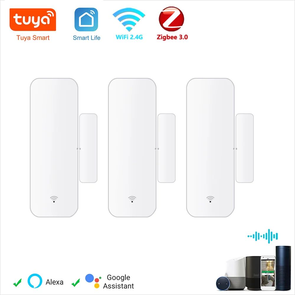 Smart WiFi Zigbee Door Sensor for Home Security & Automation