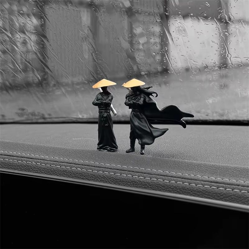 50mm Resin Mini Figure Set Ancient Japanese Chinese Ninja Samurai Warrior Model