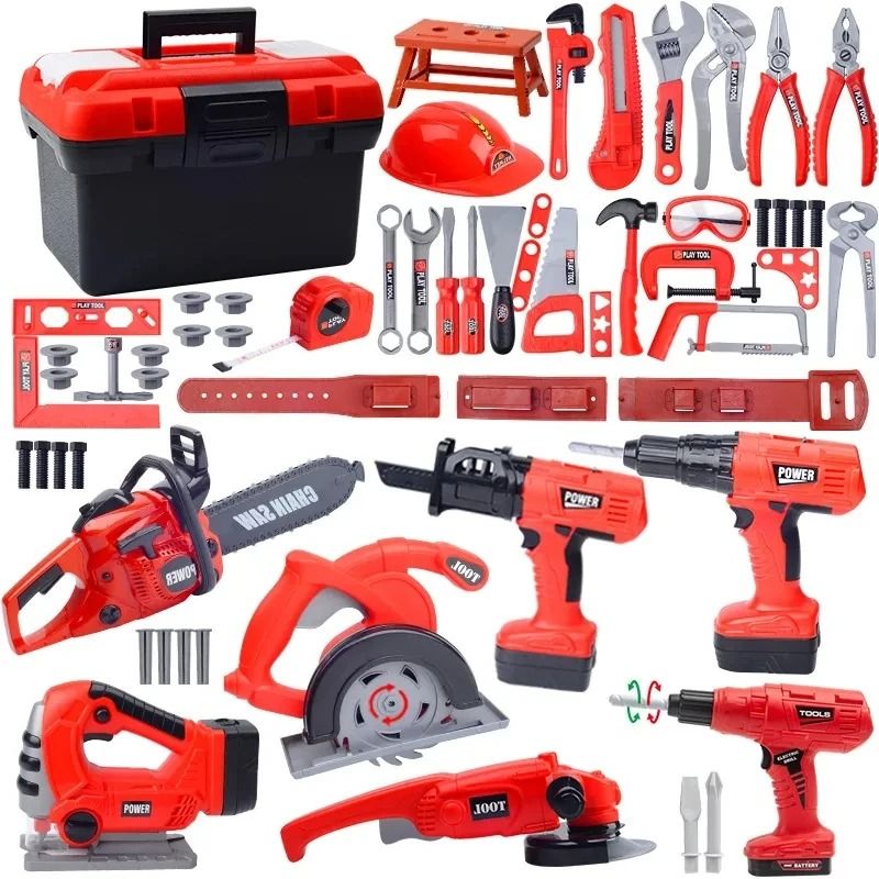 Childrens Engineer Simulation Repair Tool Kit – Interactive Builder Playset