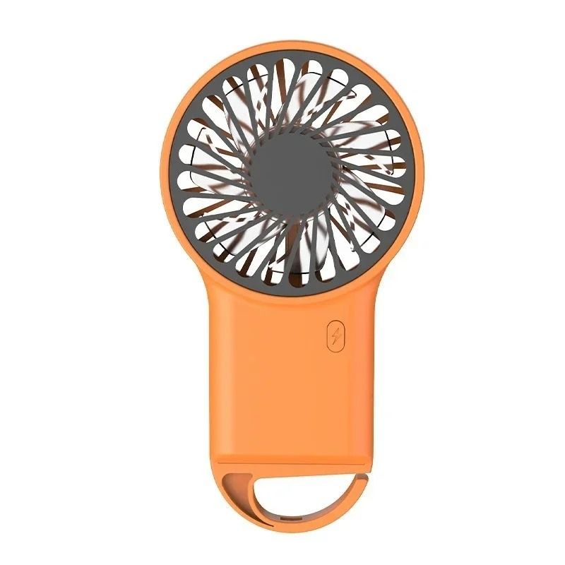 Foldable Handheld Mini Fan USB Rechargeable Desktop Fan with Hook