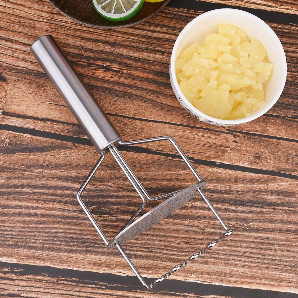 Stainless Steel Dual Action Potato Masher