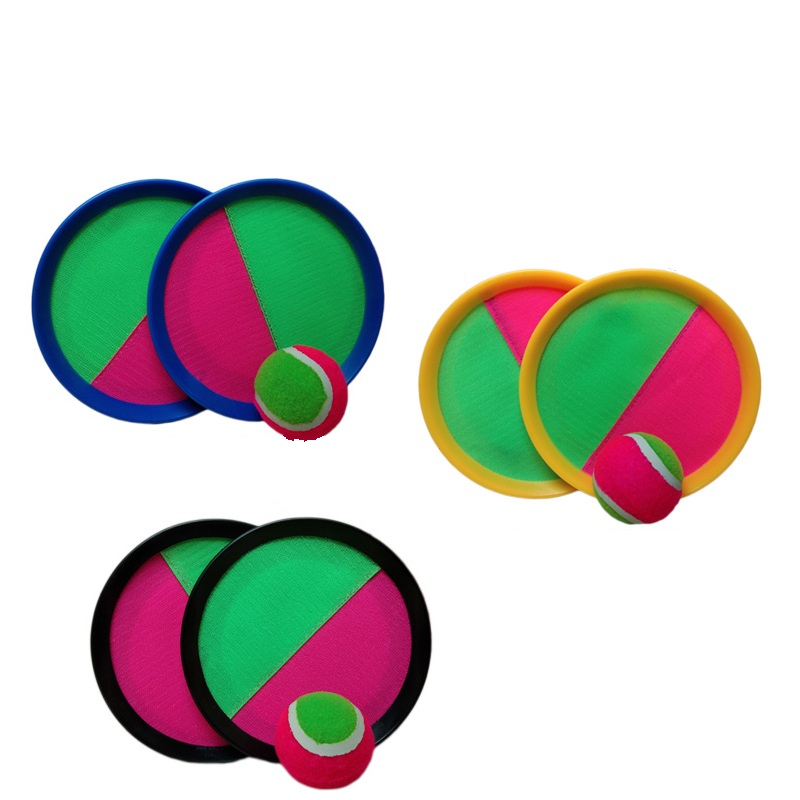 Kids Sticky Ball Catch Game Set Velcro Catch Ball Game Outdoor Fun for Parent Child Play