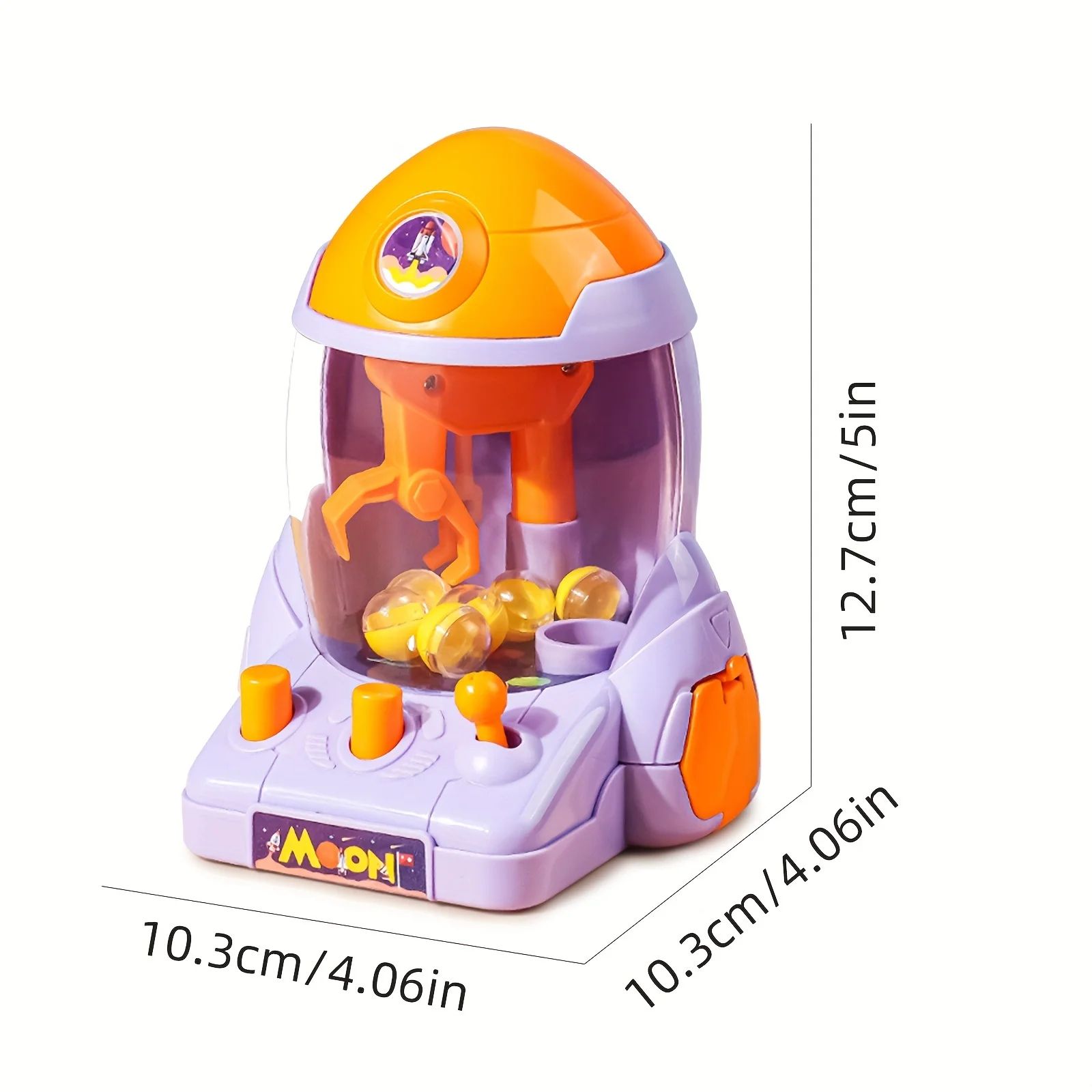 Space Rocket Crawler Prize Grab Toy
