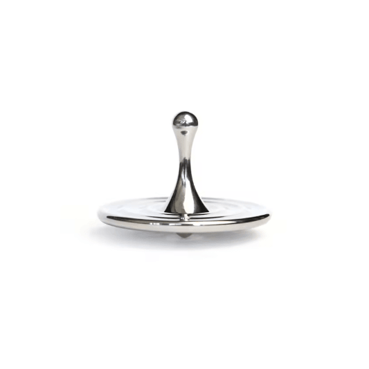Teardrop Metal Fidget Spinner Premium Zinc Alloy Anxiety Relief Desk Toy