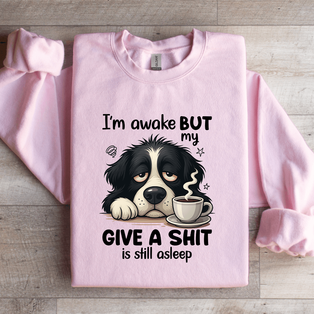 I'm Awake But My Give A S-it Is Still Asleep Sweatshirt