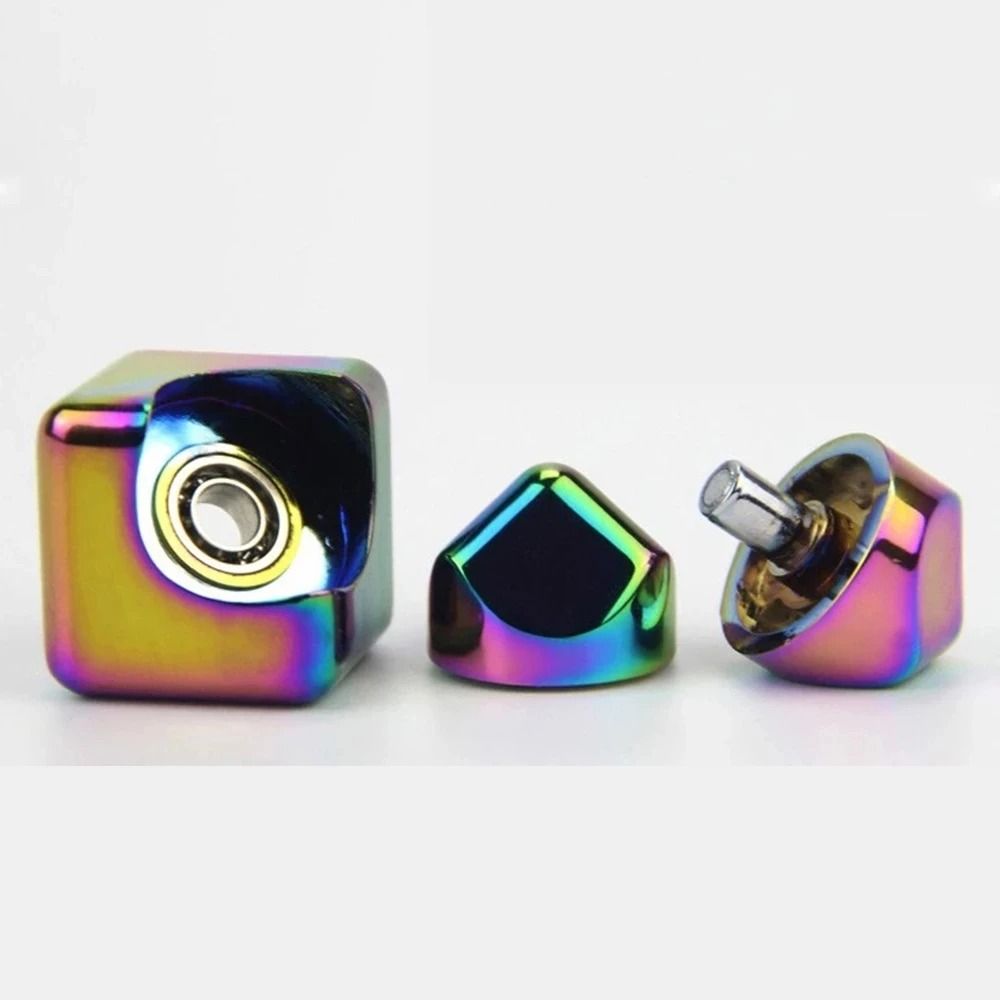 Square Decompression Spinning Top Dice Cube Anti-Anxiety Fingertip Toy