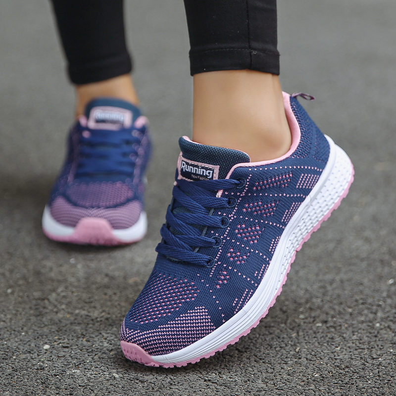 Soft Fashion Women Sneakers, Vulcanize Sneakers Shoes Woman, Lightweight Mesh Summer Sneakers, Casual Comfortable Women