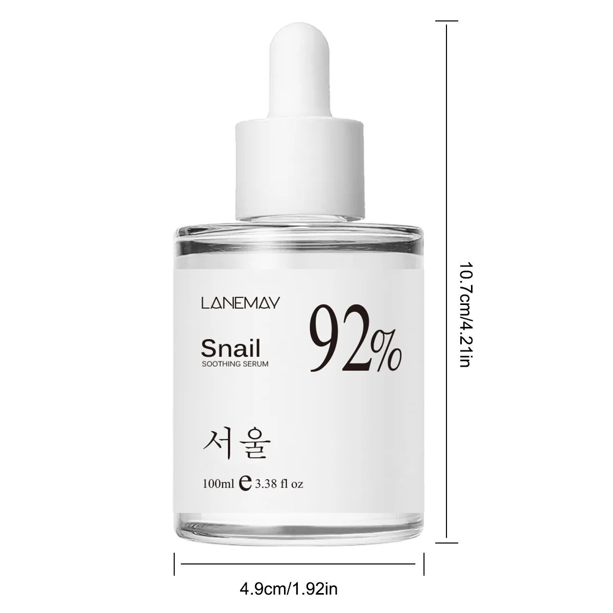 SnailRepair 92% Snail Mucin Facial Essence – Multi-Action Hydrating & Soothing Face Serum, 3.38 fl oz