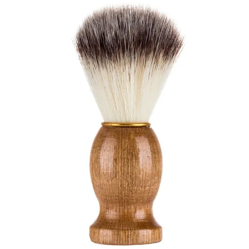 Premium Badger Hair Shaving Brush with Wooden Handle – Classic Men Beard & Lather Brush