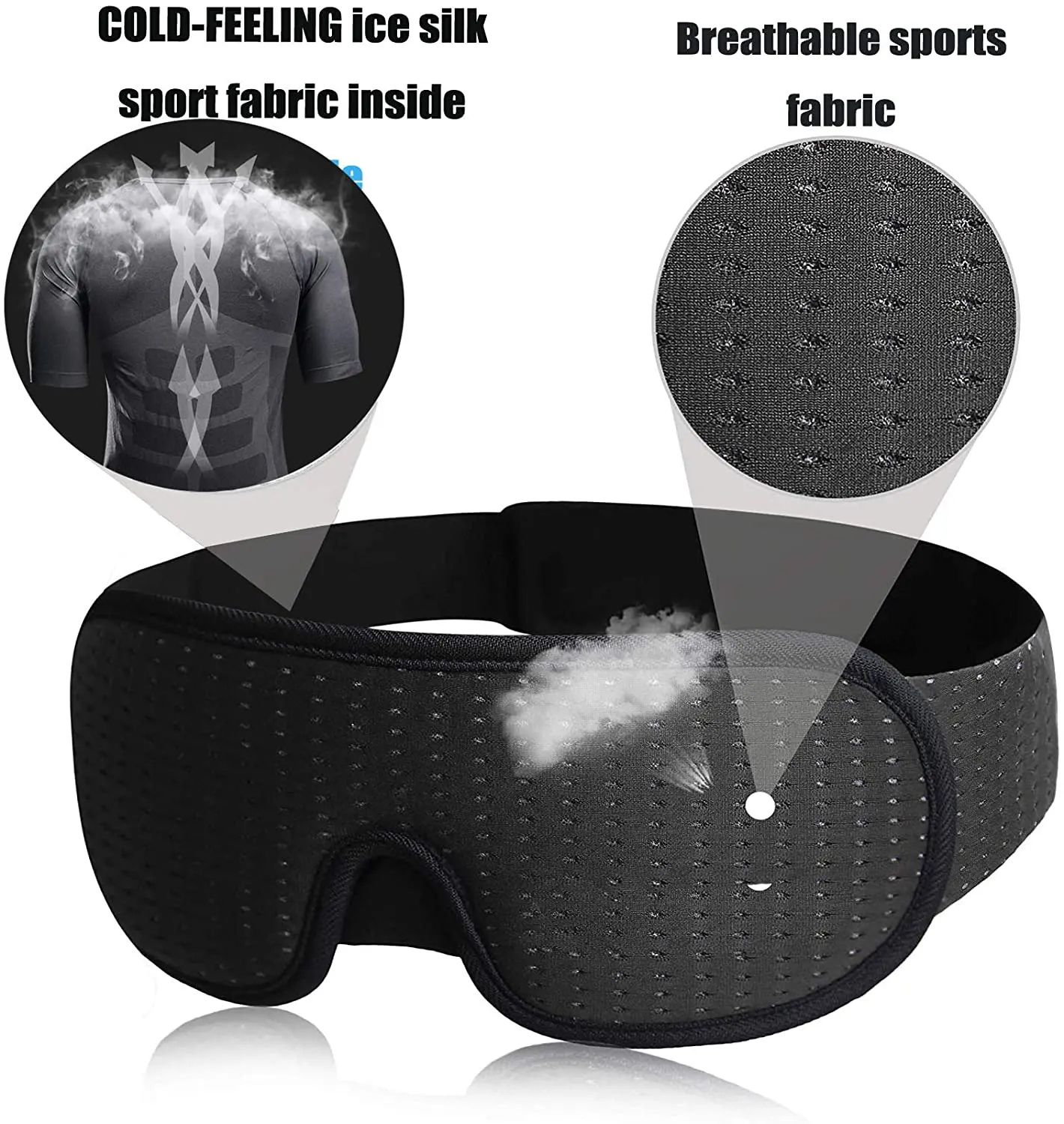 3D Soft Padded Sleep Eye Mask Blindfold