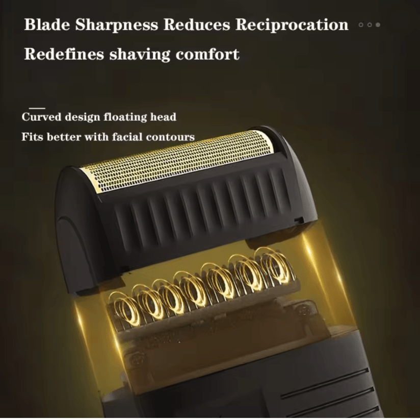 Rechargeable Beard Trimmer and Electric Razor Professional Finishing Shaver for Men