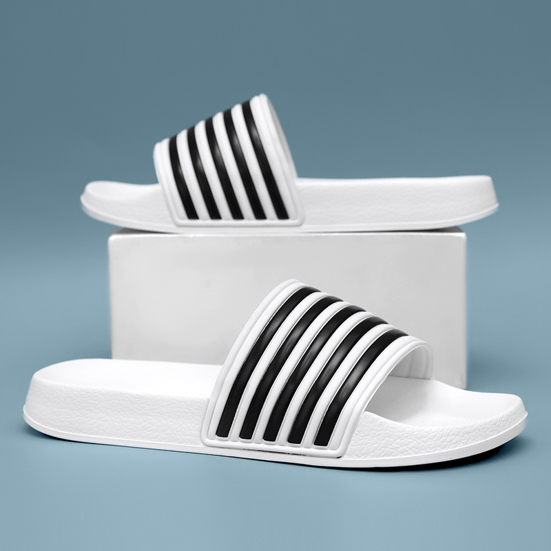 Striped Summer Mens Shoes, Couples Beach Sandals, Mens and Womens Beach Shoes, New Anti Slip Sandals