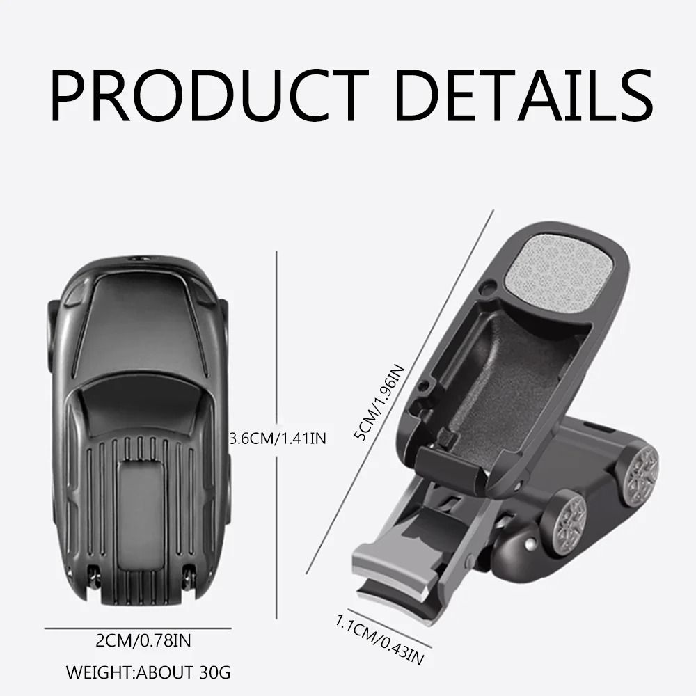 Folding Car-Model Travel Nail Clippers