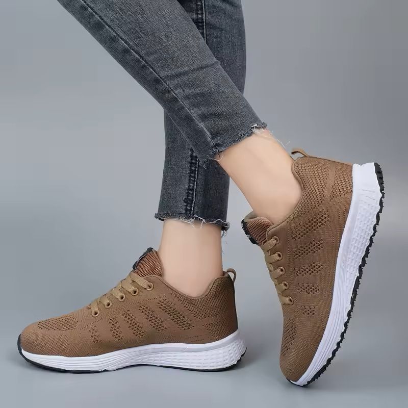 Womens Breathable Knit Sneakers Lightweight Walking Shoes