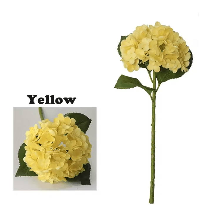 BloomLuxe Real Touch Hydrangea Artificial Flowers