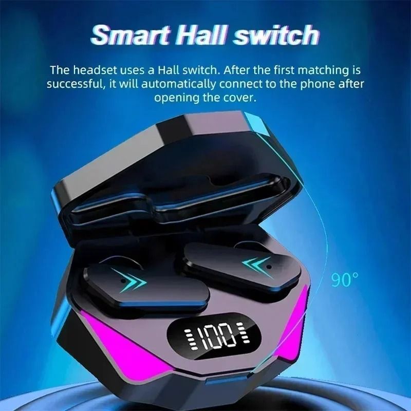 Wireless Gaming Earbuds with 9D Sound & Microphone