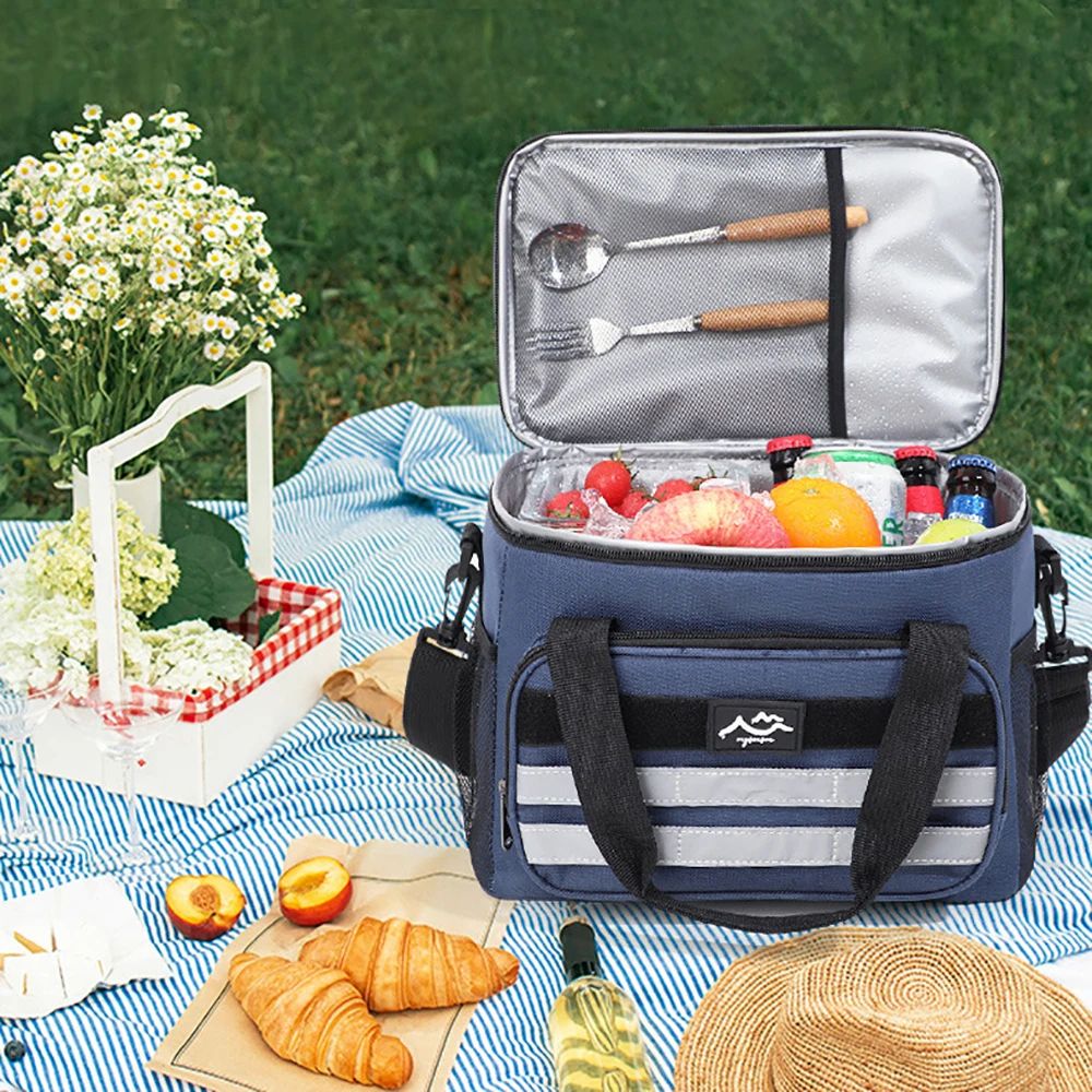 Large Capacity Insulated Picnic Cooler Bag