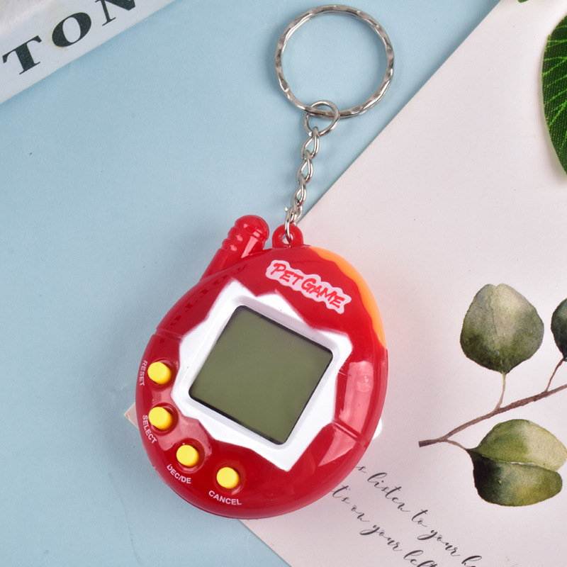 Transparent Electronic Pets Nostalgic 168 in 1 Virtual Cyber Pet Toy with Pixel Play Funny Retro Gift