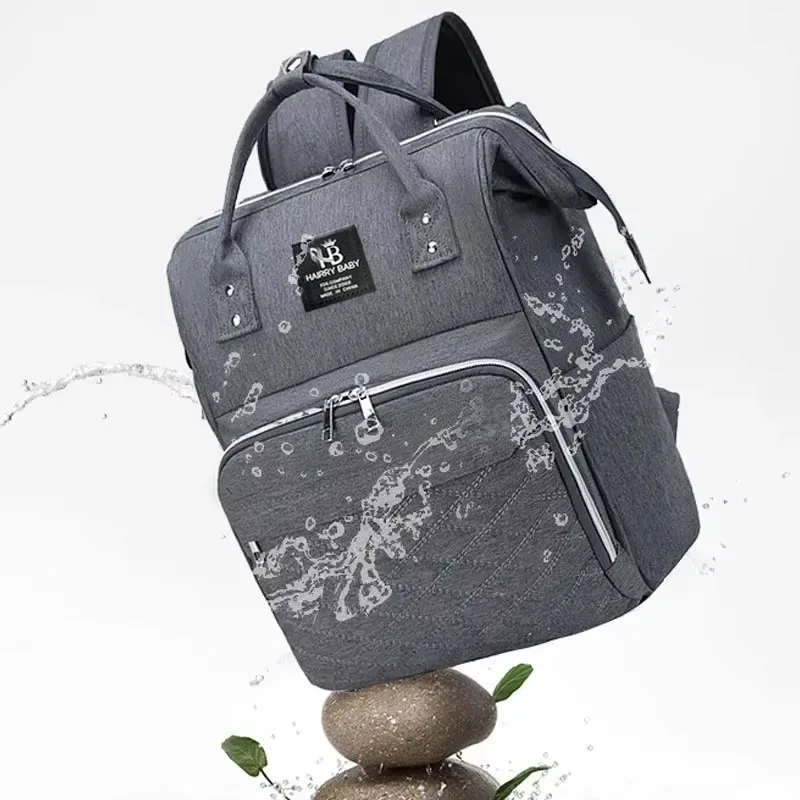 Large Capacity Mommy Diaper Bags, Convenient Baby Nursing Bag, Baby Stroller Hanging Backpack with Changing Mat