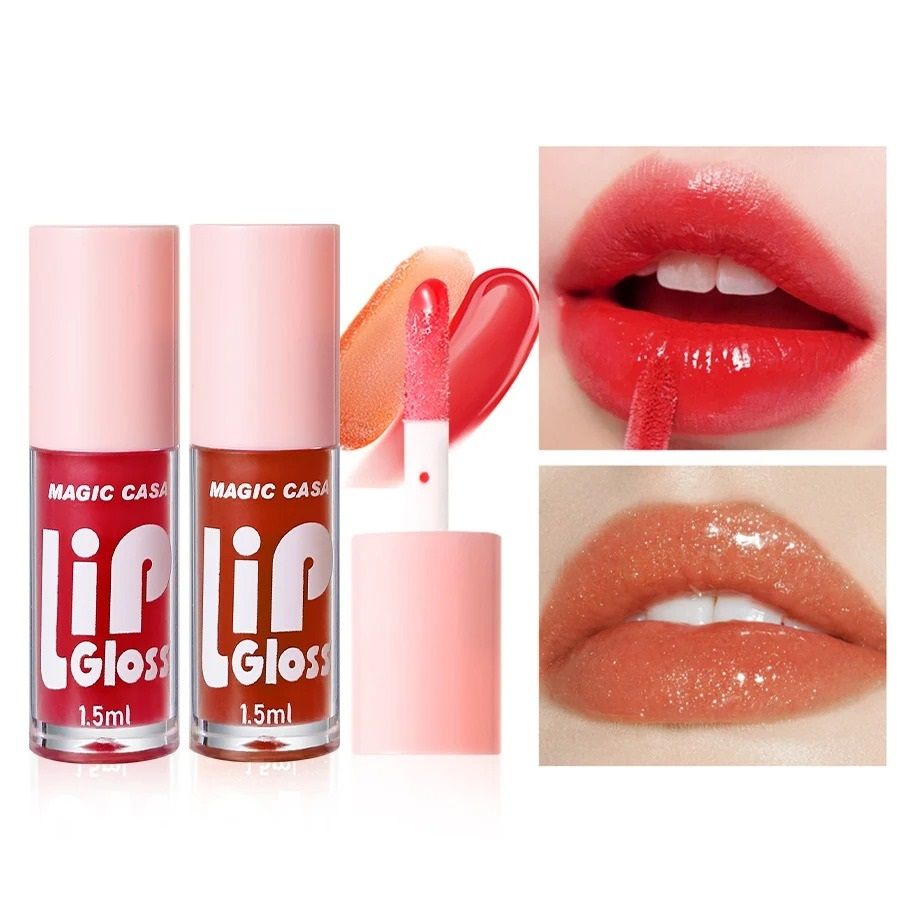Hydrating Jelly Lip Oil 6 Piece Set Nourishing Long Lasting Lip Care